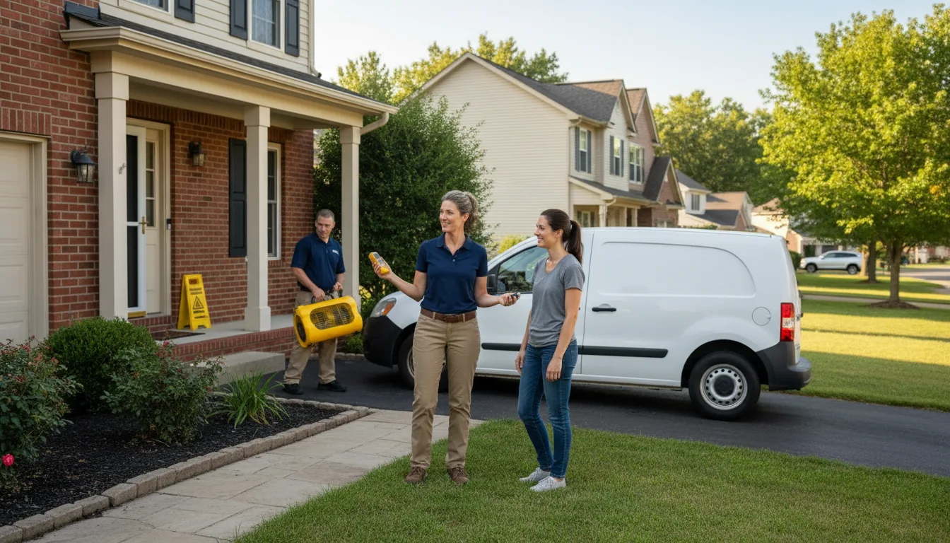 Water restoration image for Water Damage & Restoration Services in Redding, CA